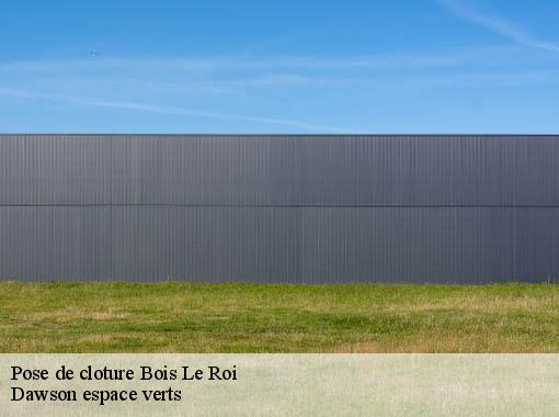 Pose de cloture bois-le-roi-27220 Dawson espace verts