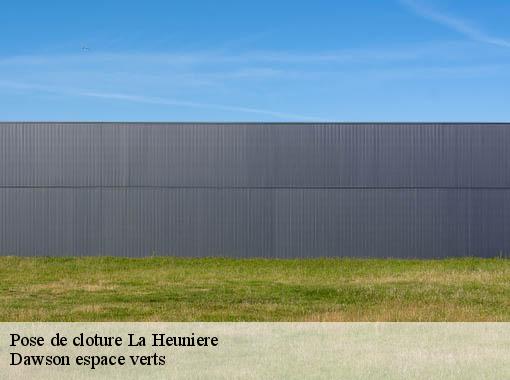 Pose de cloture  la-heuniere-27950 Dawson espace verts