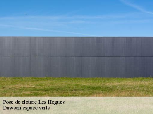 Pose de cloture les-hogues-27910 Dawson espace verts