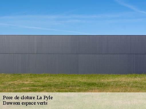 Pose de cloture la-pyle-27370 Dawson espace verts