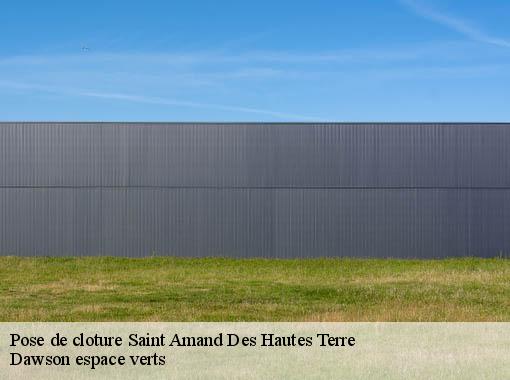 Pose de cloture saint-amand-des-hautes-terre-27370 Dawson espace verts