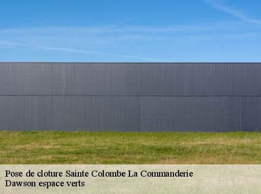 Pose de cloture  sainte-colombe-la-commanderie-27110 Dawson espace verts
