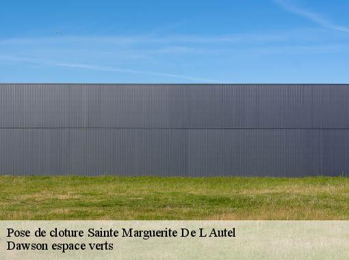 Pose de cloture sainte-marguerite-de-l-autel-27160 Dawson espace verts
