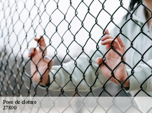 Pose de cloture  saint-paul-de-fourques-27800 Dawson espace verts