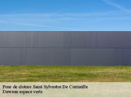 Pose de cloture  saint-sylvestre-de-cormeille-27260 Dawson espace verts
