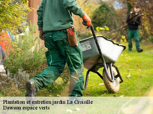 Plantation et entretien jardin la-croisille-27190 Dawson espace verts