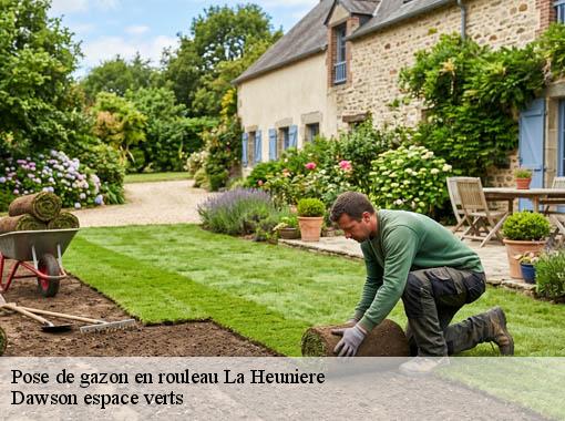 Pose de gazon en rouleau  la-heuniere-27950 Dawson espace verts