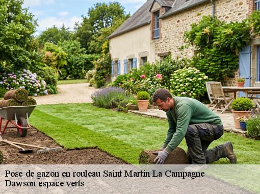 Pose de gazon en rouleau saint-martin-la-campagne-27930 Dawson espace verts