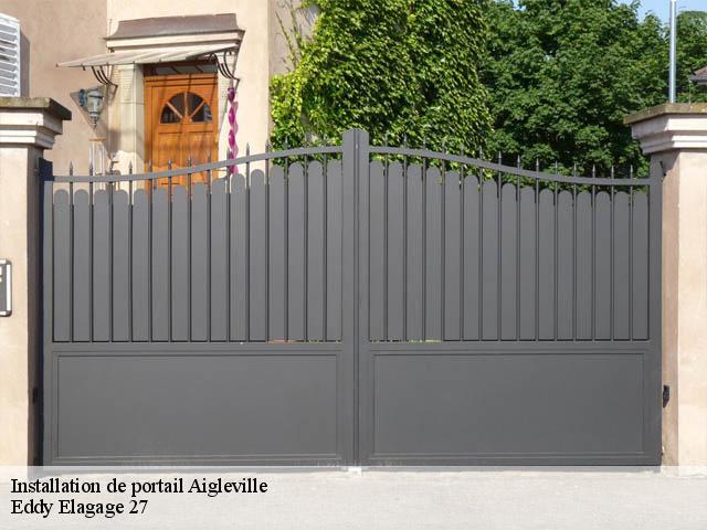 Installation de portail  aigleville-27120 Eddy Elagage 27
