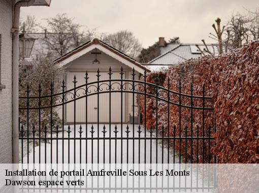 Installation de portail  amfreville-sous-les-monts-27380 Dawson espace verts