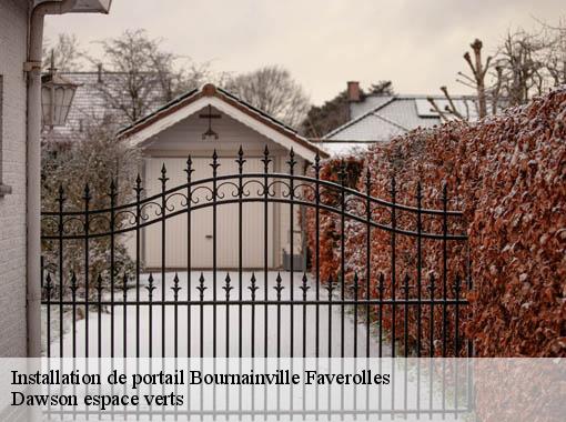 Installation de portail bournainville-faverolles-27230 Dawson espace verts