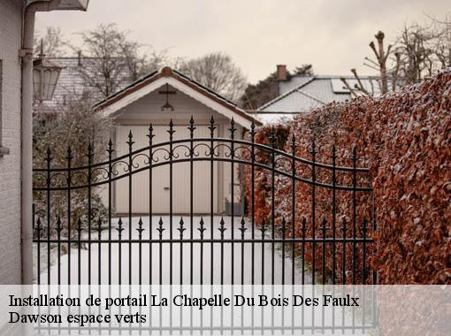 Installation de portail la-chapelle-du-bois-des-faulx-27930 Dawson espace verts