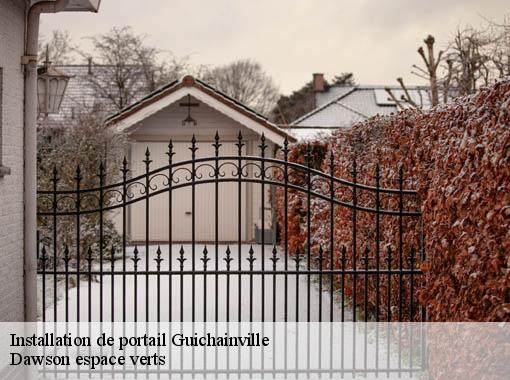 Installation de portail guichainville-27930 Dawson espace verts