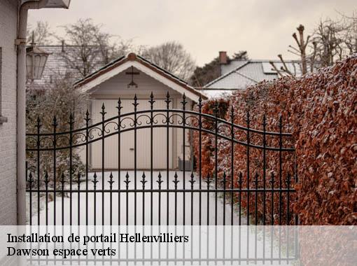 Installation de portail  hellenvilliers-27240 Dawson espace verts