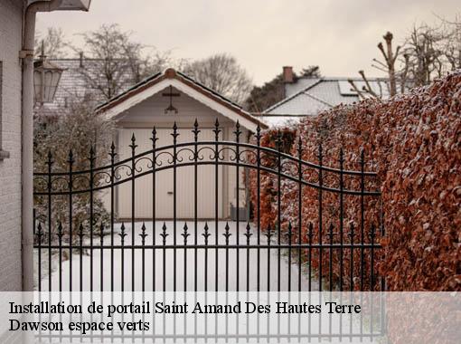 Installation de portail saint-amand-des-hautes-terre-27370 Dawson espace verts