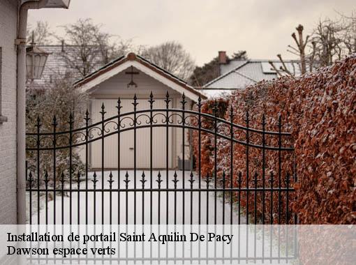 Installation de portail saint-aquilin-de-pacy-27120 Dawson espace verts