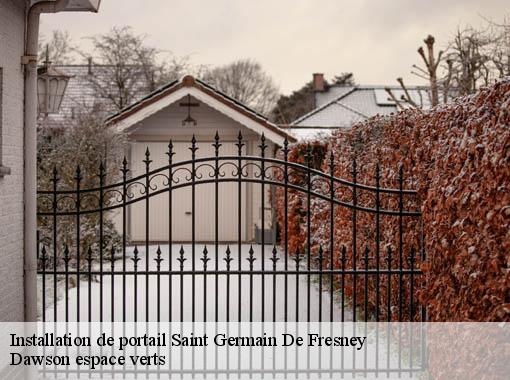Installation de portail saint-germain-de-fresney-27220 Dawson espace verts