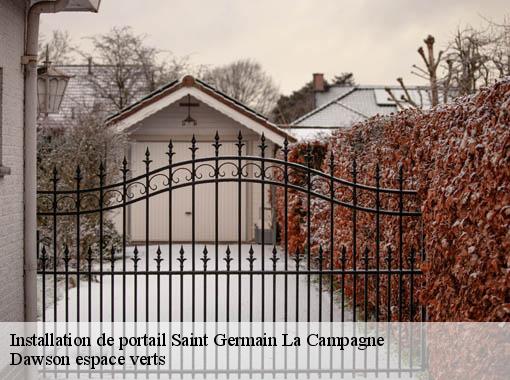 Installation de portail saint-germain-la-campagne-27230 Dawson espace verts