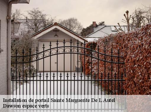 Installation de portail sainte-marguerite-de-l-autel-27160 Dawson espace verts