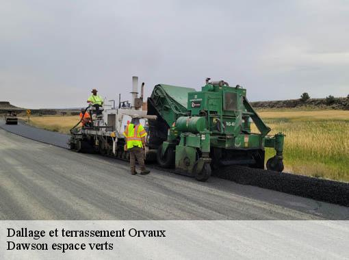 Dallage et terrassement orvaux-27190 Dawson espace verts
