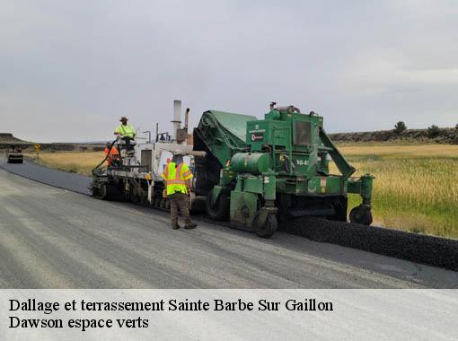Dallage et terrassement  sainte-barbe-sur-gaillon-27600 Dawson espace verts