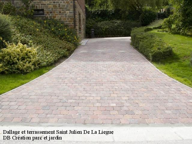 Dallage et terrassement saint-julien-de-la-liegue-27600 DB Création parc et jardin